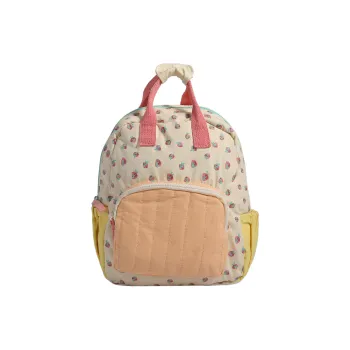 SUN EARTH &U Canvas Backpack Women's White