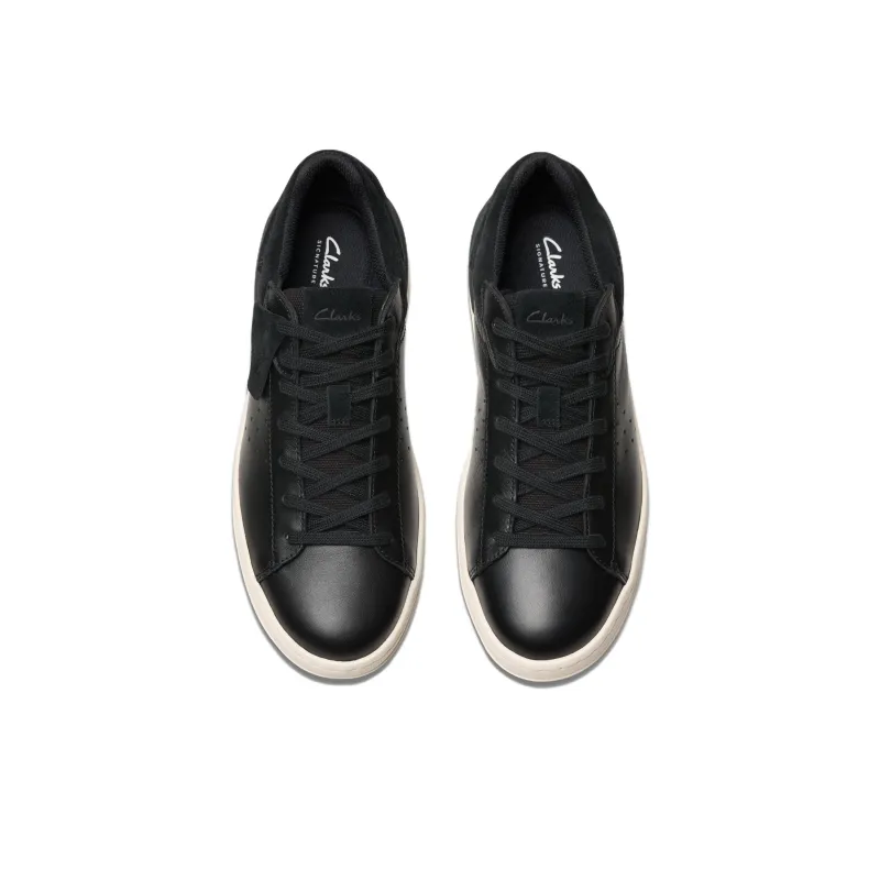 Clarks Courtlite 2 Run Low Top Skateboard Shoes Men's Black-3