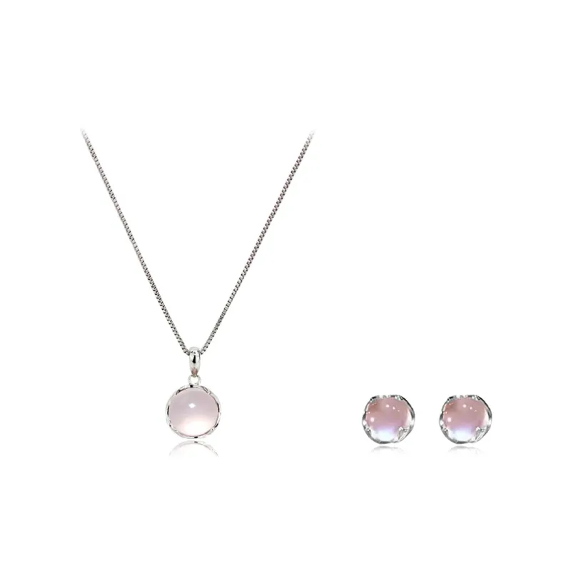 RINGLOVE Colored Glaze Necklaces Women's-5