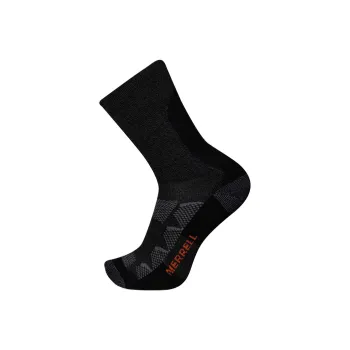 MERRELL Moab Hiker Mid Calf Socks Unisex 1 Pack Black