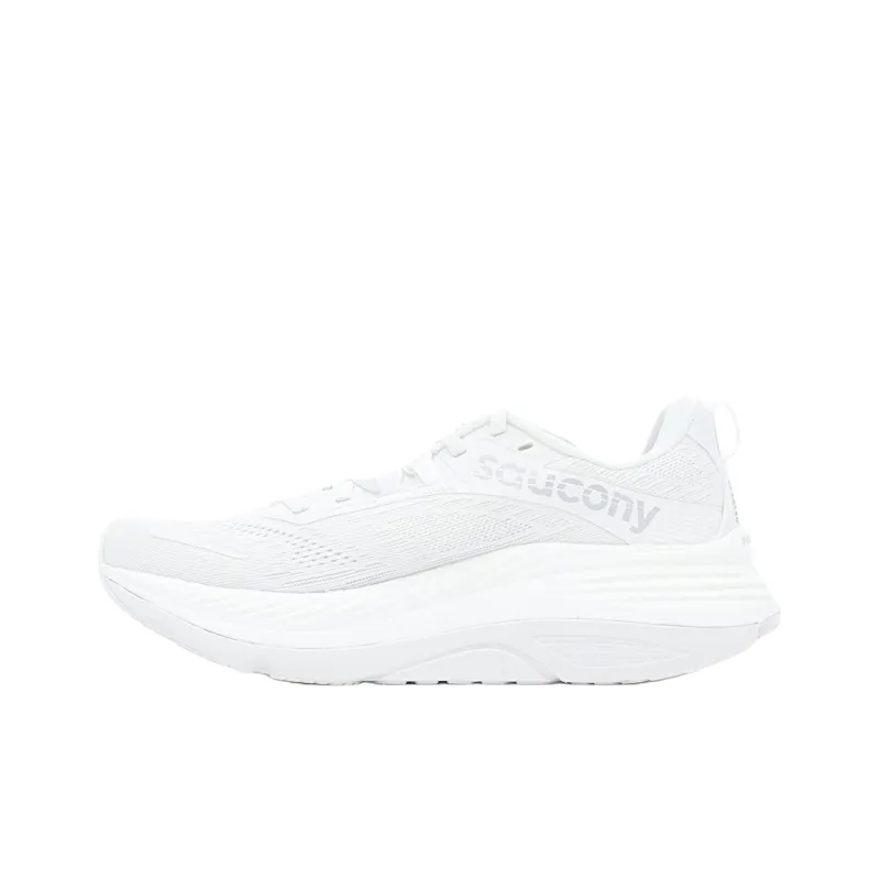Saucony Hurricane 24 Breathable Low Top Casual Running Shoes Women's White-2