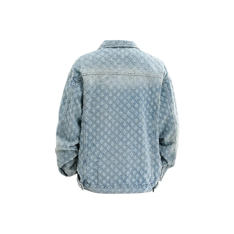 BOTH PLAY Denim Jacket Unisex Yellow Mud-3