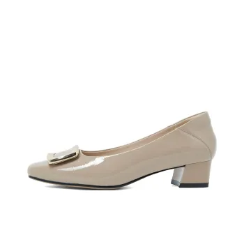 PT'SON Pavilion Shadow Time Casual Single Shoes 4.5cm Women's