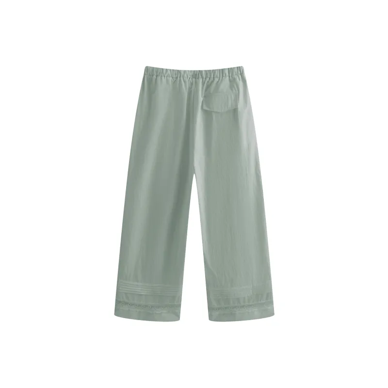 Juden Choi Casual Pants Women's Blue-1