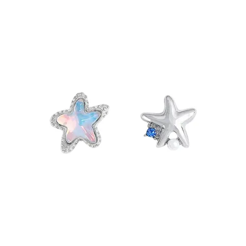 Universe Search S925 Silver Stud Earrings Women's