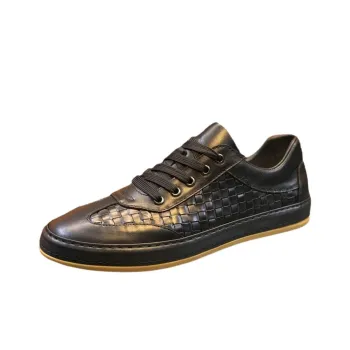 Ruomini Non slip Lightweight Low Top Skateboard Shoes Men's Black