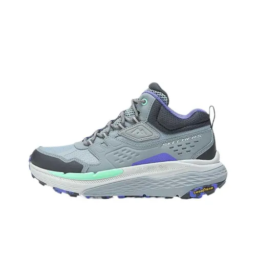 Skechers Women's GO Series Low Top Running Shoes Women's Gray Purple