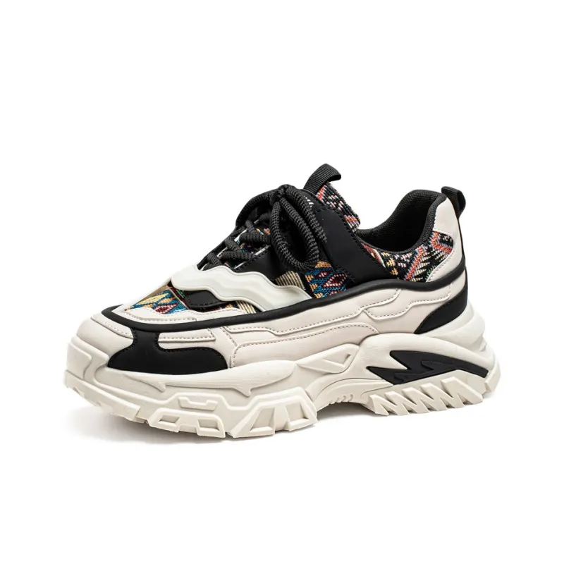 JKEM Cushioning, Slip Resistant, And Abrasion Resistant Low Top Chunky Sneakers Men's-6