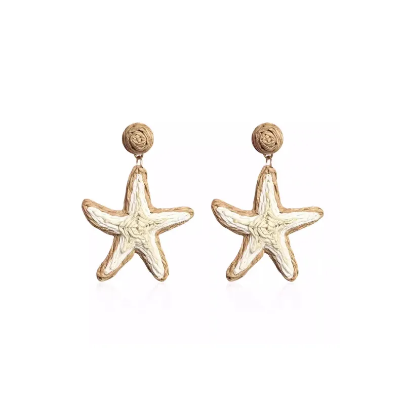 Peach Tea Alloy Earrings Women's-3