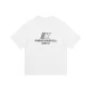 White Heather Gray with Black Print