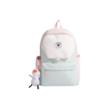 Debecca Nylon Fabric Backpack Unisex Multicolor
