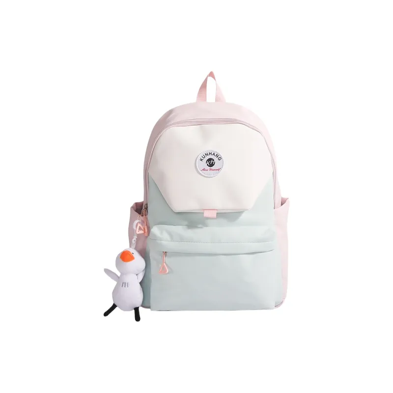 Debecca Nylon Fabric Backpack Unisex Multicolor-0