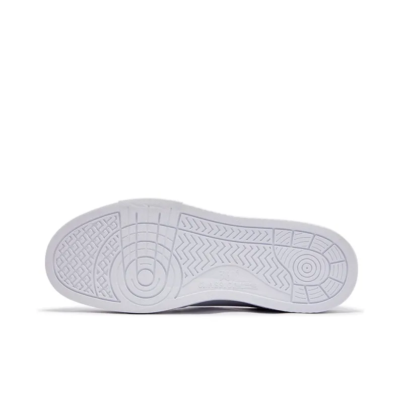 361° Support Cushioning Lightweight Low Top Skateboard Shoes Men's White-4