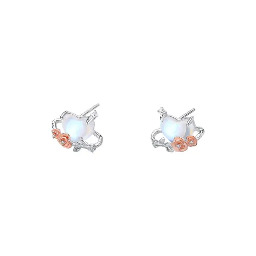 GIFT&CO S925 Silver Stud Earrings Women's