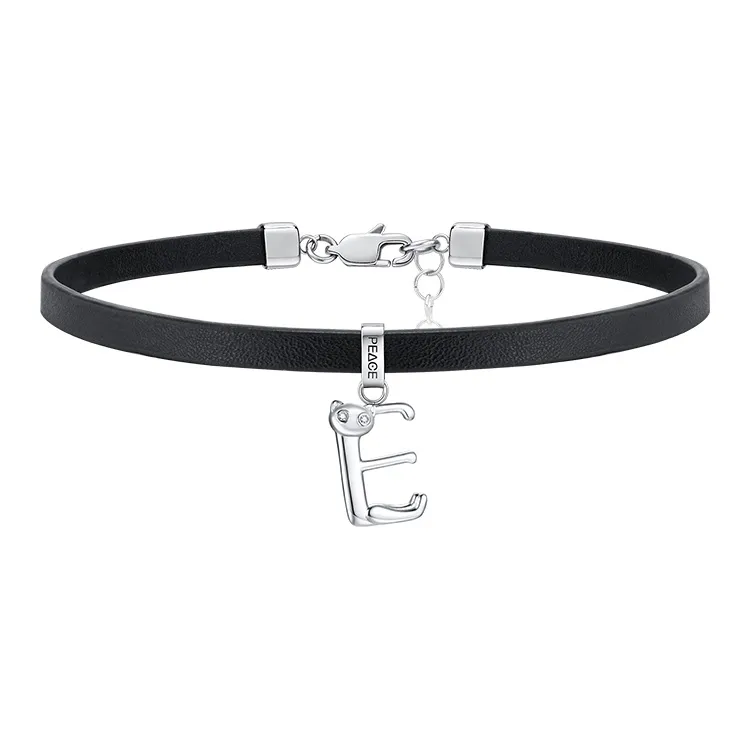 PEACE & CAT Titanium Steel Necklaces Women's-8