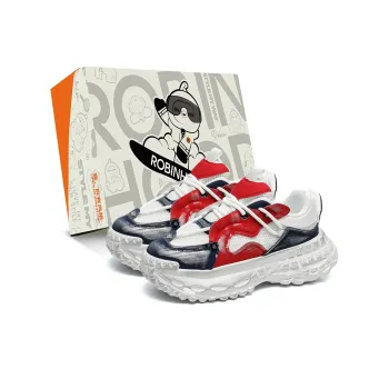 ROBINHOOD Cushioning, Slip Resistant, Abrasion Resistant, Coverage, Support Low Top Chunky Sneakers Men's