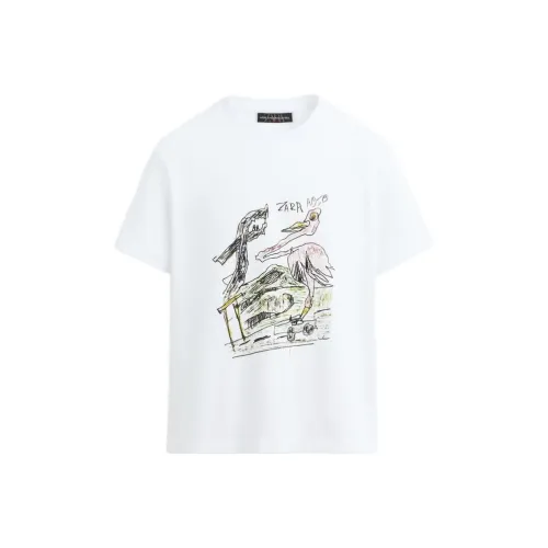 ZARA x ANDERSSON BELL ANDERSSON BELL Collaboration SS25 T Shirt Men's White