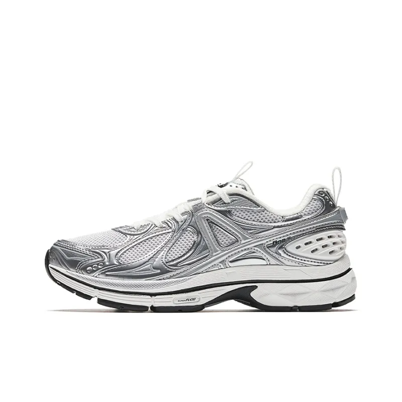 Anta Slip Resistant And Breathable Low Top Casual Shoes Women's Gray Silver-0