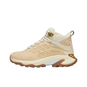 MERRELL Moab Speed 2 Leather Mid Waterproof Latte Women's