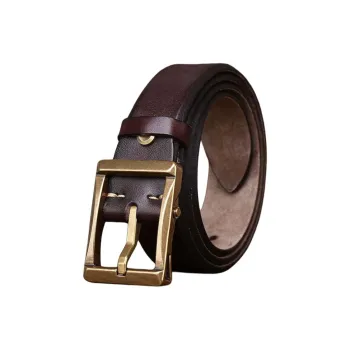 JEANSWEST Cow Leather Belts Men's 3.8cm