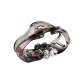Oval Double Diamond Medium Size Hair Claw Clip[Amber 1 Pc]