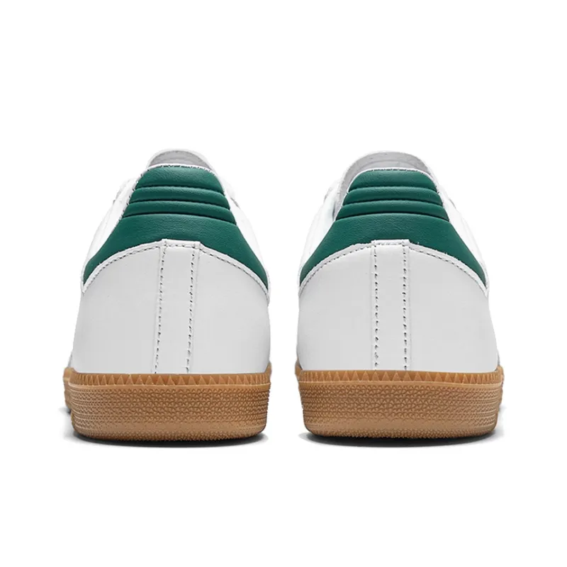 NFL Training Classic Basic Logo Low Top Skateboard Shoes Unisex White Green-3