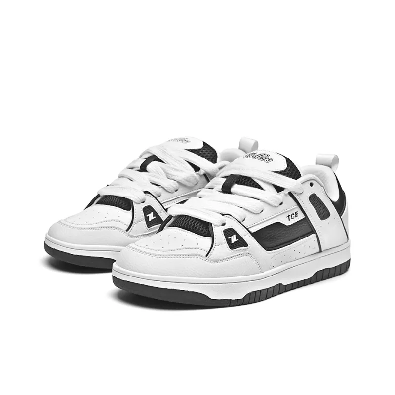 TCELLARS Cushioning, Abrasion Resistant, Lightweight, Breathable, Height Increasing Low Top Skateboard Shoes Unisex-2