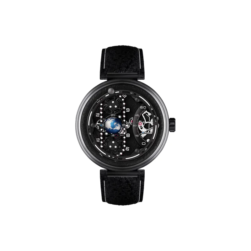 BEHRENS Creative Home Collection Manual Mechanical Movement Watch Unisex Black Dial-0