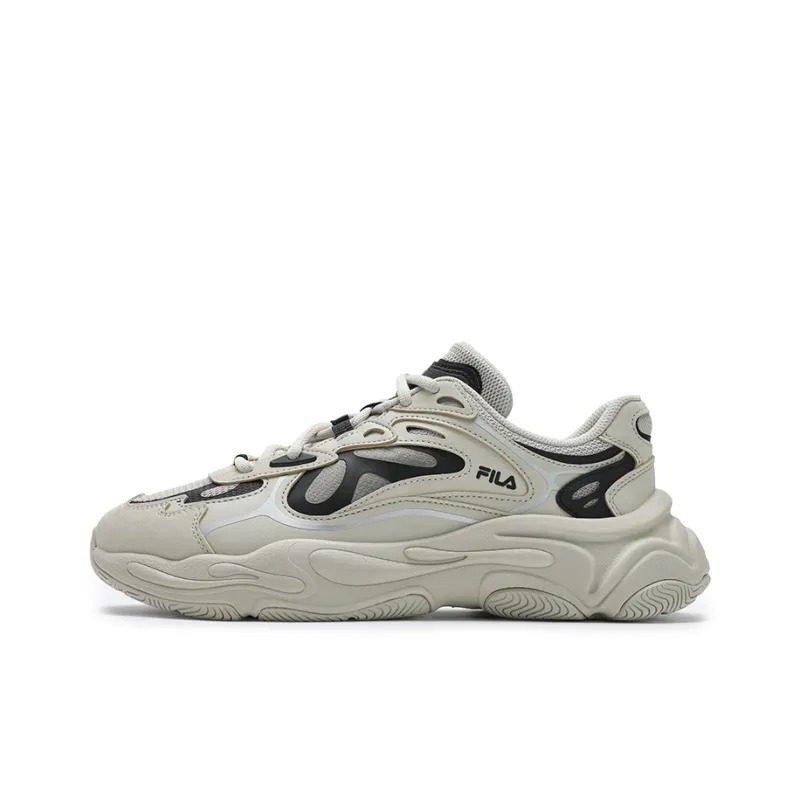 FILA Mars 4 Mars Shoes Slip Resistant, Abrasion Resistant, Breathable Low Top Casual Shoes Men's Brown Black-0