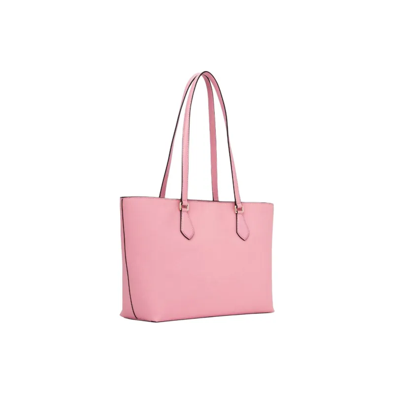 MICHAEL KORS Sheila Coated Canvas Tote Bag, Shopping Bag, Handbag, Shoulder Bag Large Size Women's Carnation Pink-1
