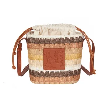 The British Museum PP Woven Crossbody Bag Regular Women's Tan