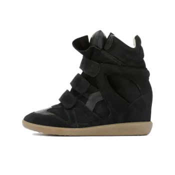 ISABEL MARANT High Top Skateboard Shoes Women's Black