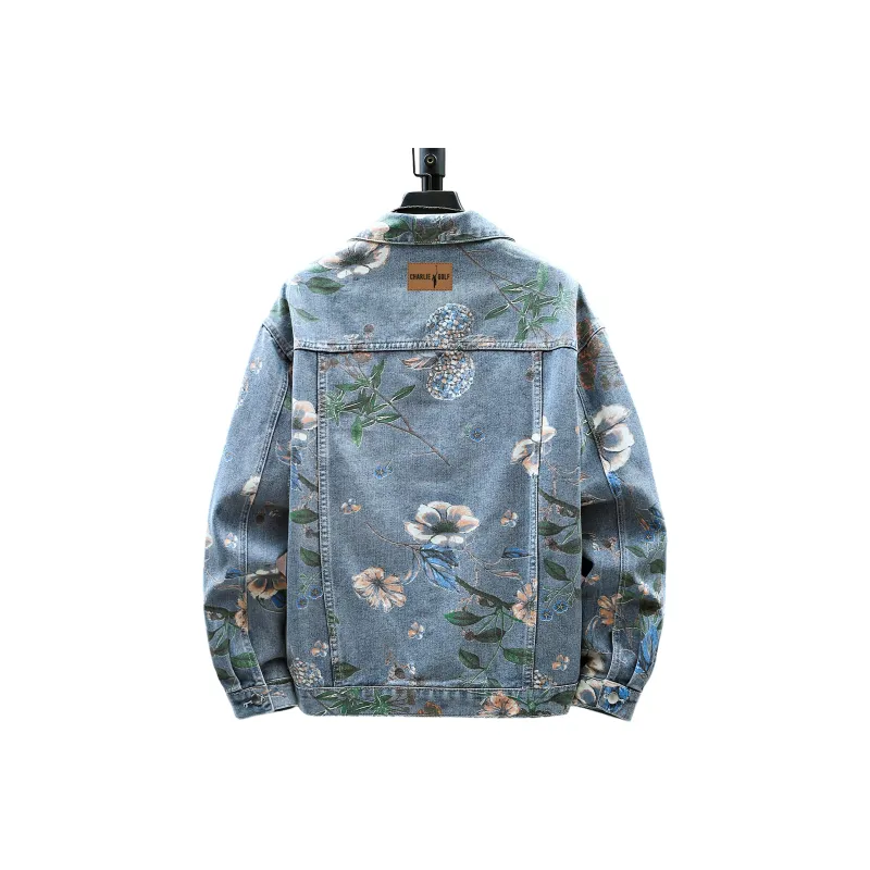 CHARLIE GOLF Denim Jacket Unisex Light-1