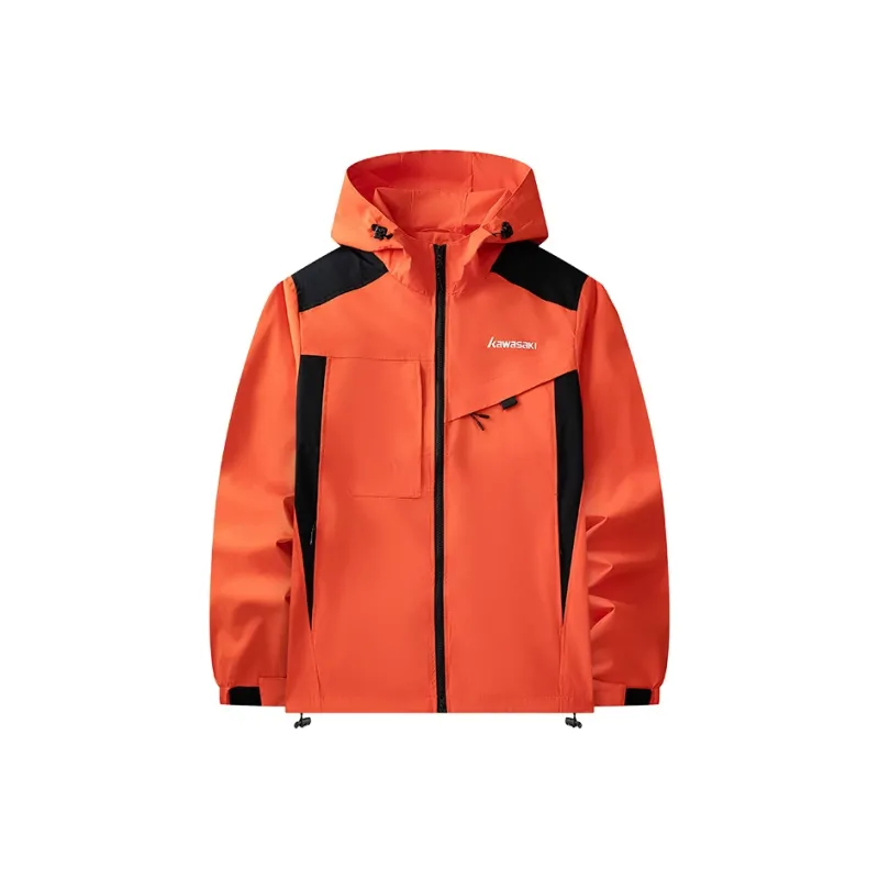 Kawasaki Waterproof And Windproof Windbreaker Jacket Unisex-30