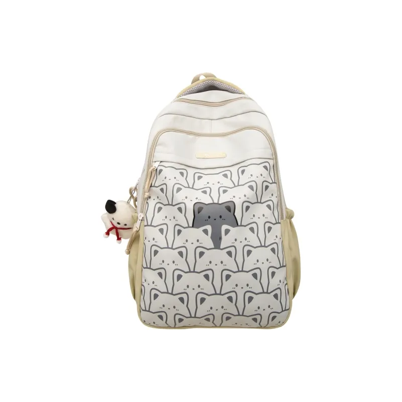 XIANGSU Nylon Backpack Regular Unisex Multicolor-20