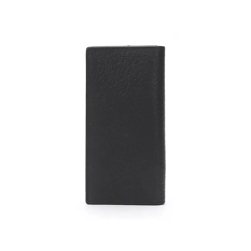 ELLE HOMME Cow Leather Wallet Regular Men's Black-3
