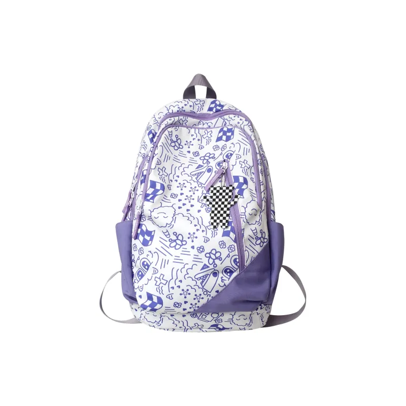 H YXIANG Nylon Backpack Regular Unisex Multicolor-2