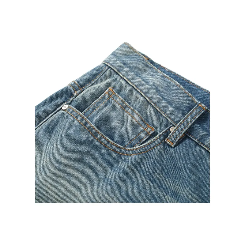 TERRA INCOGNITA Straight Fit Jeans Unisex Washed Blue-3