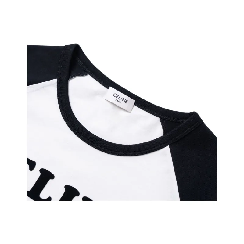 CELINE Crewneck Long-Sleeved T-Shirt-3