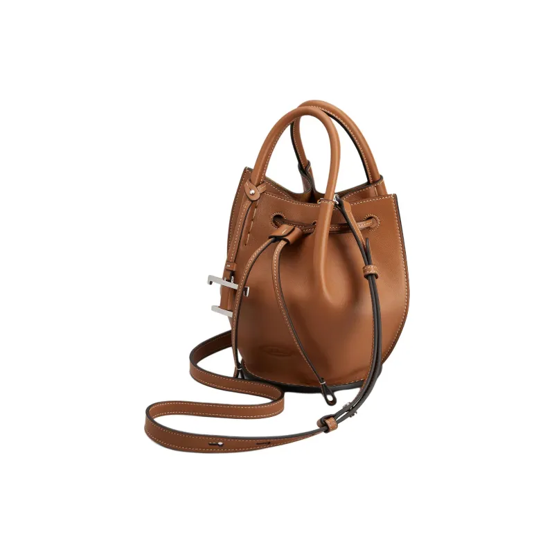 TOD'S Buz Drawstring Mini Bucket Bag-2