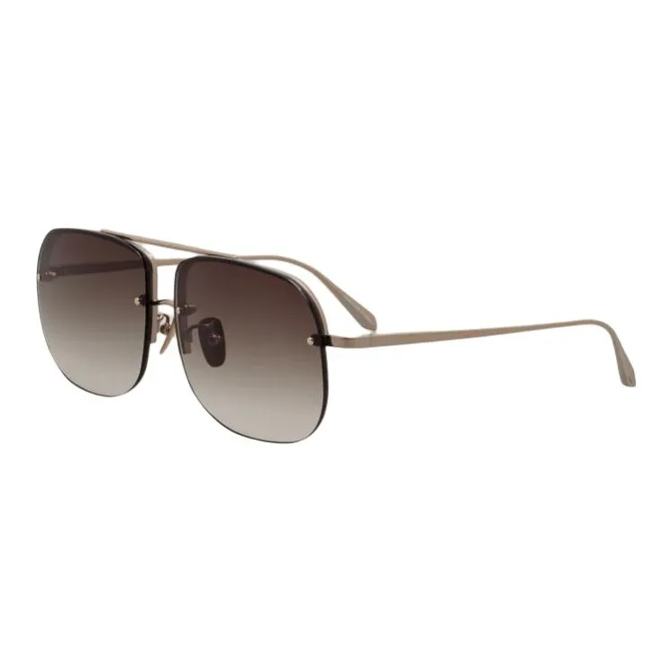 Linda Farrow Seren Pilot Frame Sunglasses-0