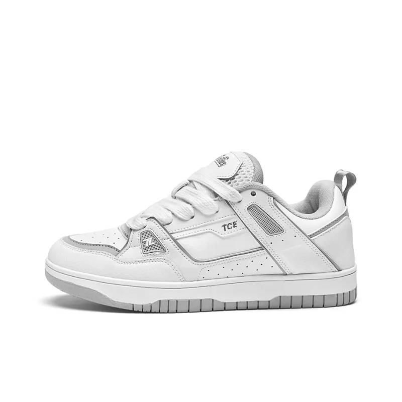TCELLARS Cushioning, Abrasion Resistant, Lightweight, Breathable, Height Increasing Low Top Skateboard Shoes Unisex-6