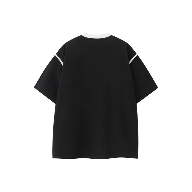 MONTVOO Drop Shoulder Sleeve T Shirt Unisex-1