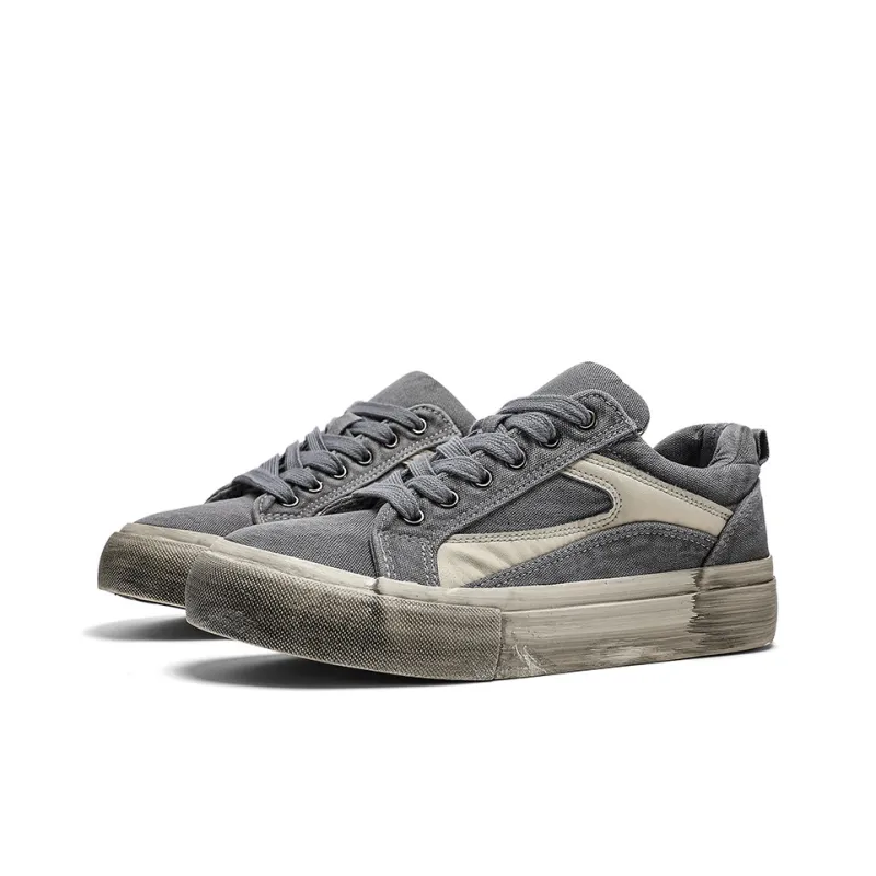 HACKBUTEER Low Top Canvas Shoes Men's-10