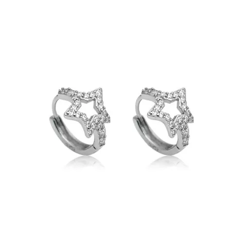 KwOnline S925 Silver Earrings Unisex