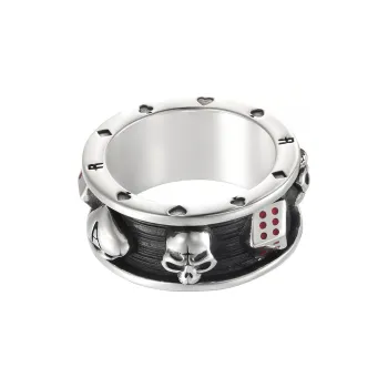 ROCK&RIDE 925 Sterling Silver Rings Unisex