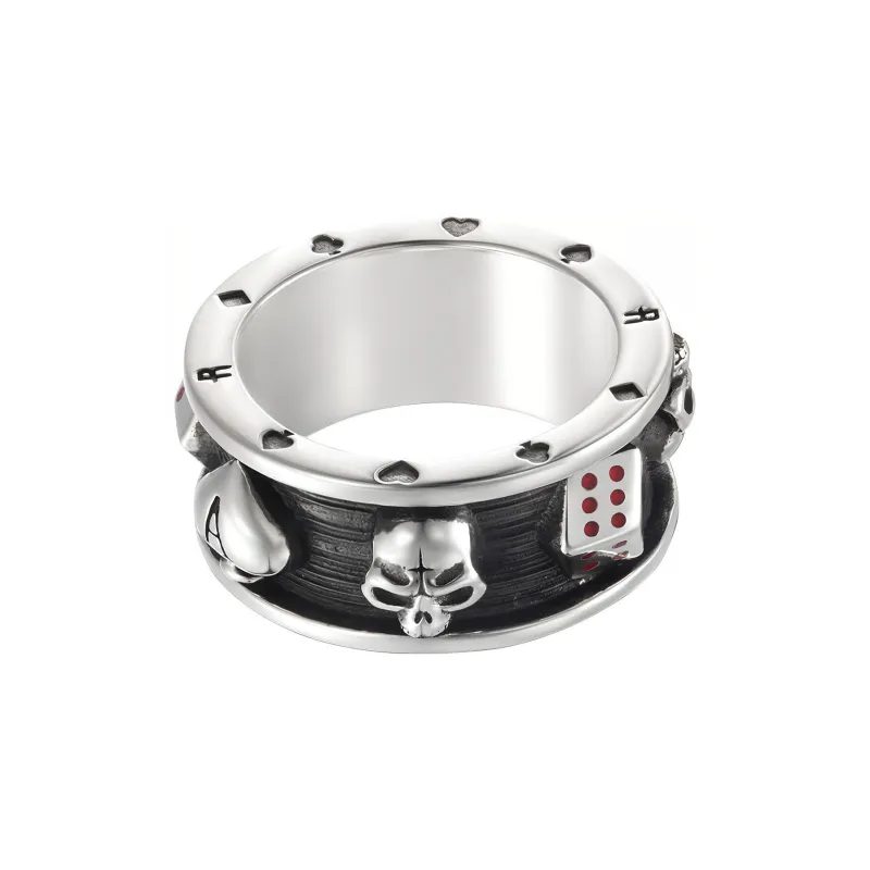 ROCK&RIDE 925 Sterling Silver Rings Unisex-0