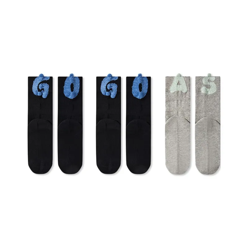 JIAZINI Mid Calf Socks Women's 3 Pack-20