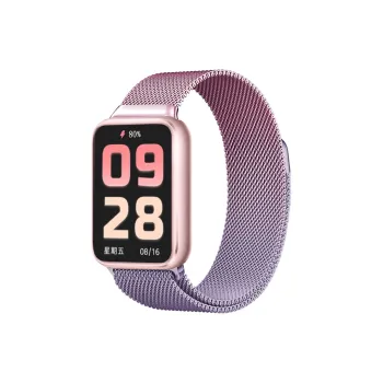 Watchbond Xiaomi Red Beige Compatibility Watch Band 220mm Stainless Steel Material