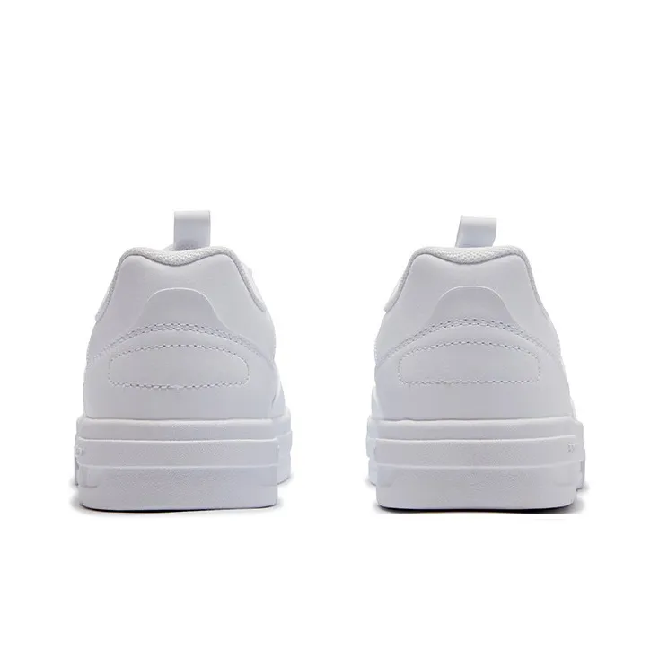361° Abrasion Resistant Cushioning Balance Low Top Skateboard Shoes Women's White-3